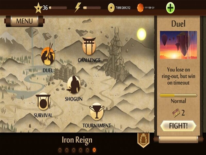 Tải Hack Shadow Fight 2 (Vô Hạn Tiền, Max Level 52, MOD Menu) v2.46.0 5 Khám phá toàn bộ bản đồ trong Shadow Fight 2 Mod Vô Hạn Tiền Max Level