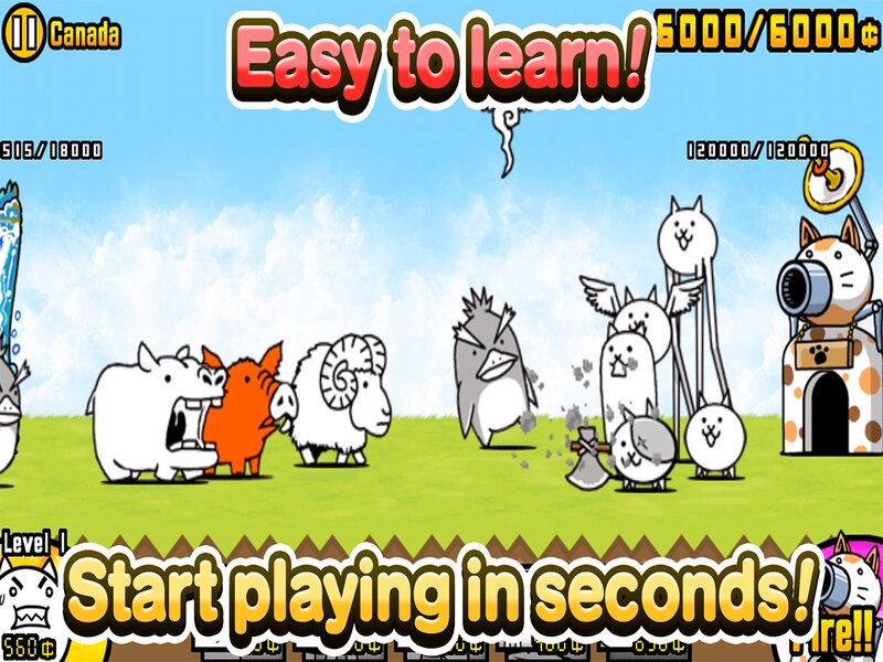 Lối Chơi Trong The Battle Cats Hack 