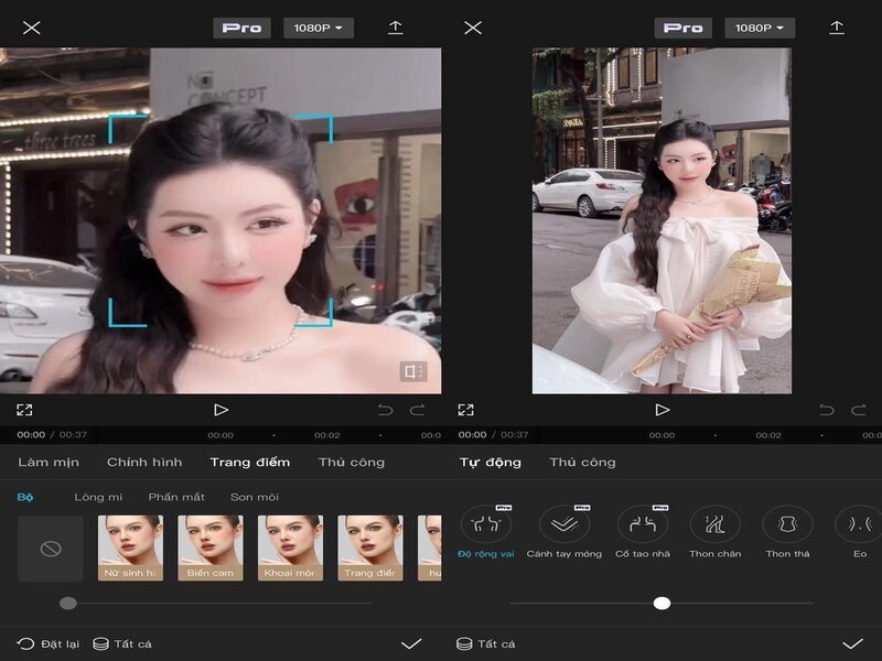 Tập làm quen trước những công cụ đơn giản của CapCut Pro Apk