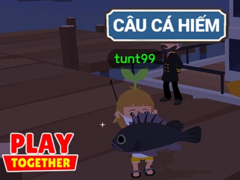 Cá hiếm trong giờ câu cá trong Play Together 