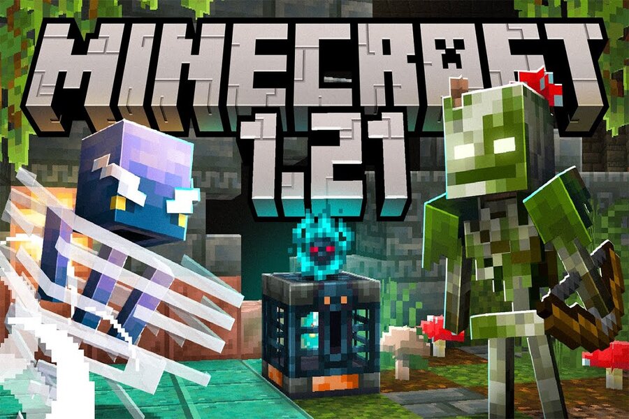 Logo các tải minecraft 1.21
