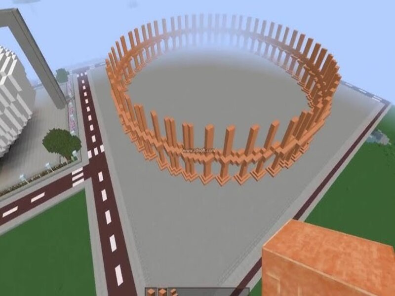 Xây dựng đấu trường La Mã trong Mod Thời Trung Cổ Minecraft PE