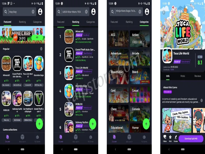 Nhiều phiên bản Mod trong Jojoy Apk