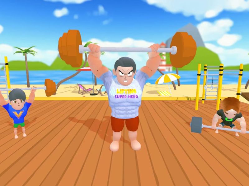 Tải Hack Lifting Hero MOD APK (Vô Hạn Tiền, Autoclick) v46.8.15 2 Lifting Hero Trở Thành Siêu Nhân Cơ Bắp