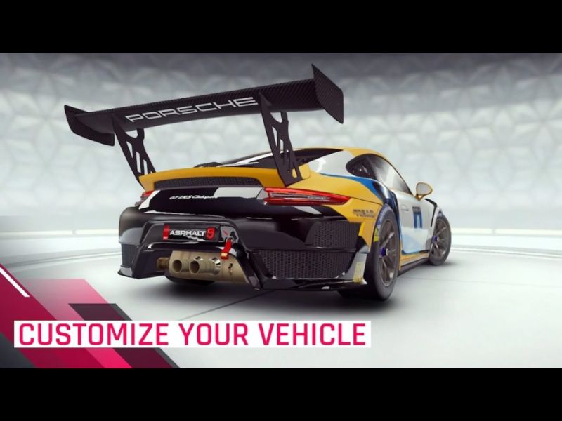 Tải Asphalt 9 Mod Apk (Menu, Full Tiền và Kim Cương, Bất Tử) v46.1.1a 3 Asphalt 9 Hack Tùy chỉnh siêu xe cao cấp