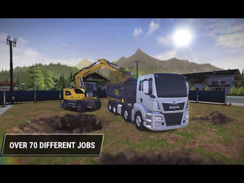 Tải Hack Construction Simulator 3 Mod Apk (Vô Hạn Tiền) v1.1.1473 3 Construction Simulator 3 Hơn 70 nhiệm vụ hợp đồng trong trò chơi