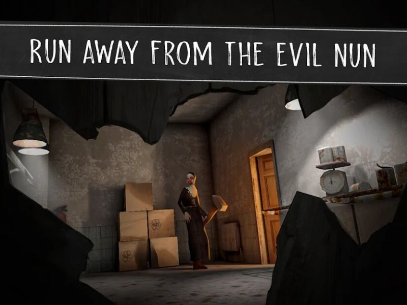 Tải Evil Nun Hack Tiger Bất Tử MOD APK (Vô Hạn Tiền) v1.9.1 4 Evil Nun Bước cuối cùng: Phòng giặt lạ và cậu bé bí ẩn