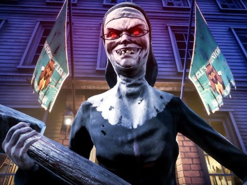 Tải Evil Nun Hack Tiger Bất Tử MOD APK (Vô Hạn Tiền) v1.9.1 2 Evil Nun Trốn thoát khỏi nữ tu trong ngôi trường kinh dị