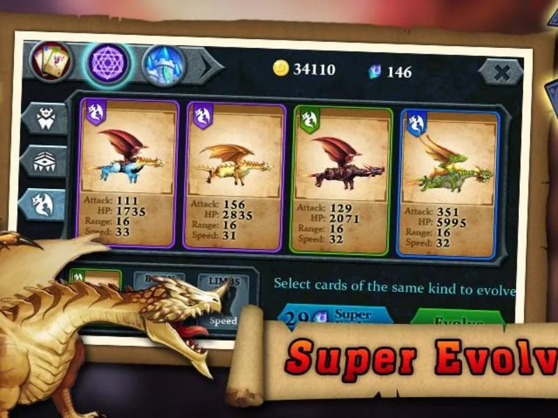 Tải Fort Conquer Hack (Vô Hạn Tiền) v1.2.4 Miễn Phí Cho Android 2 Fort Conquer Nhiều loài để tiến hóa, thử thách trí tưởng tượng để tạo giống mới
