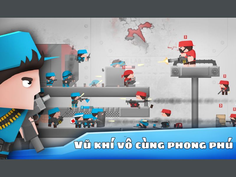 Tải Hack Clone Armies MOD APK (Vô Hạn Tiền) v10000.5.1 2 Clone Armies Vũ khí vô cùng phong phú