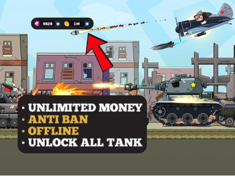 Khám Phá Tính Năng MOD Của Bản Hack Tank Arena Steel Battle