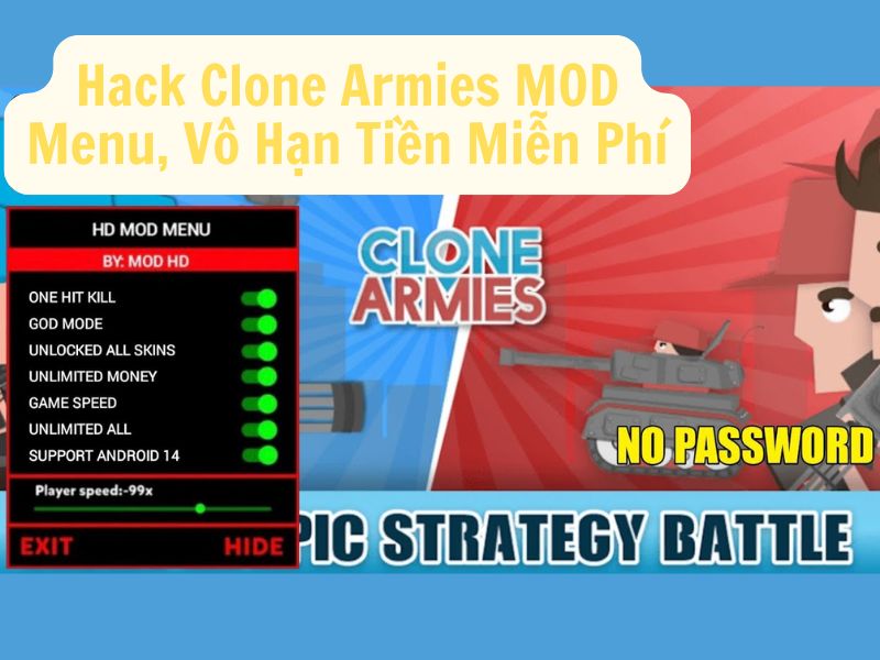 Tải Hack Clone Armies MOD APK (Vô Hạn Tiền) v10000.5.1 3 Những Điểm Đặc Biệt Của Hack Clone Armies