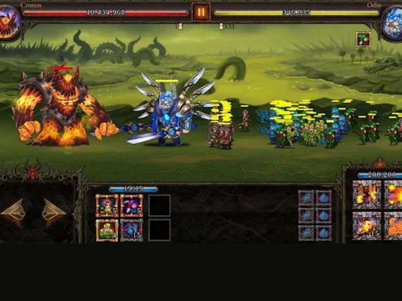 Tải Hack Epic Heroes War (Full Tướng, Kim Cương, Tiền) v1.33.380.1080blv6ts 2 Epic Heroes War Kỹ năng chiến đấu hoành tráng