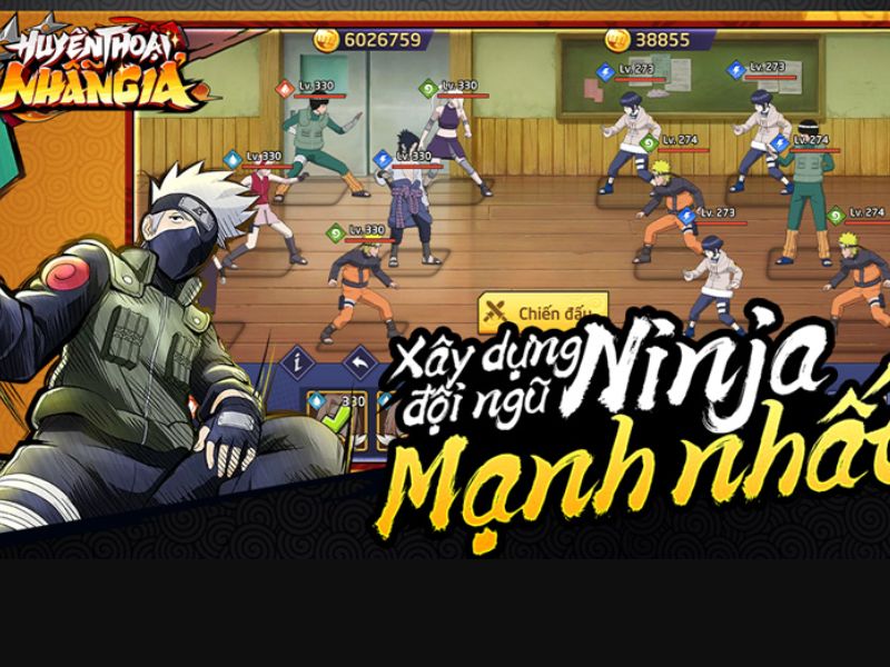 Tải Hack Huyền Thoại Nhẫn Giả (Full Nhân Vật, Kim Cương) v1.0.2 2 Huyền Thoại Nhẫn Giả Thu thập và chiêu mộ các Ninja nổi tiếng