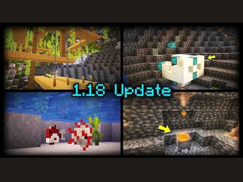 Minecraft 1.18 Tiếng Việt Nâng thêm chiều cao và độ sâu