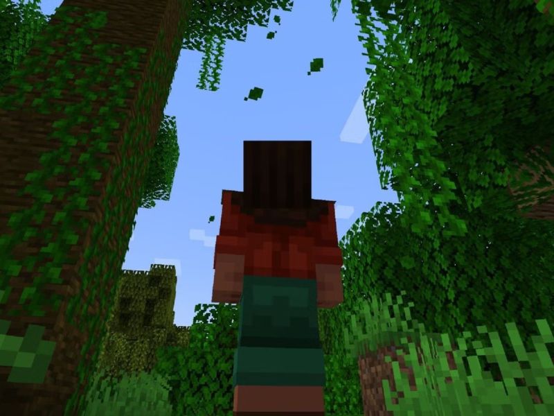 Minecraft 1.21.60 Apk Hiệu Ứng Lá Phát Tán Hạt Vô Cùng Tinh Tế