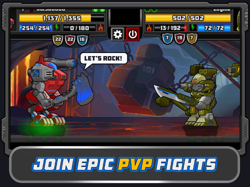 Super Mechs Tham Gia Vào Trận Đấu PvP Kịch Tính