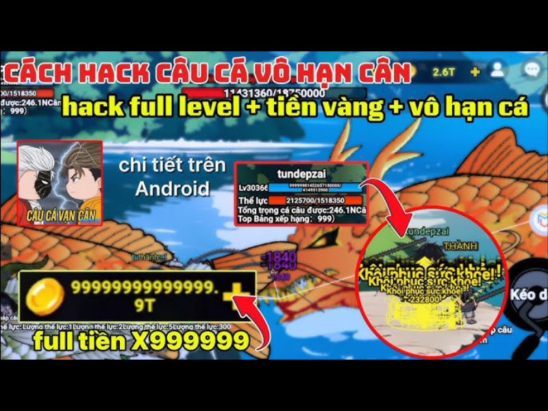 Tải Hack Câu Cá Vạn Cân Apk (MOD Menu, Vô Hạn Tiền, Tài Nguyên) v2.0.5 2 Hack Câu Cá Vạn Cân Mang Lại Trải Nghiệm Gì Mới Cho Người Chơi?