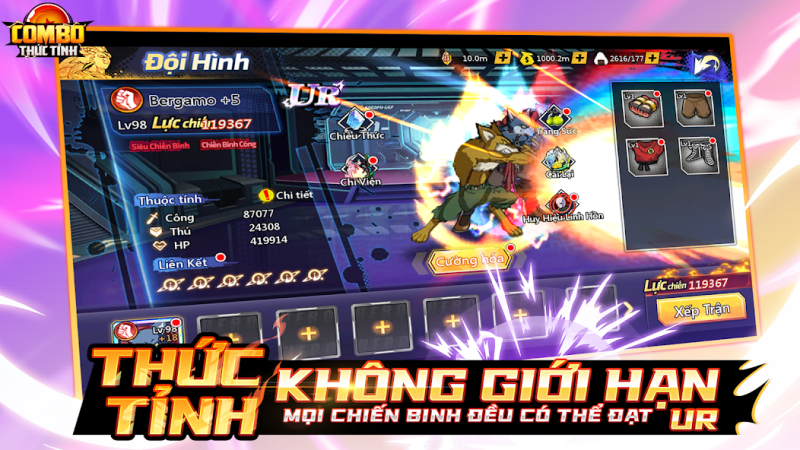 hack Combo Thức Tỉnh Huyền Thoại