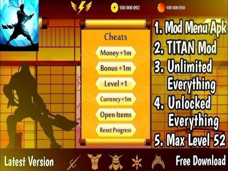 Tải Hack Shadow Fighter Apk (MOD Vô Hạn Tiền) v1.78.1 4 Tính Năng Nâng Cấp Trong Hack Shadow Fighter