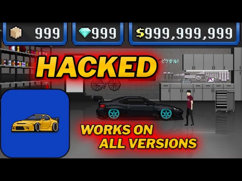 Tải Hack Pixel Car Racer APK (Vô Hạn Tiền, Speed, Menu) v1.2.5 2 Hack Pixel Car Racer