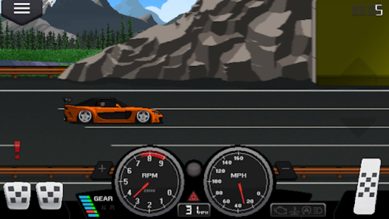 Tải Hack Pixel Car Racer APK (Vô Hạn Tiền, Speed, Menu) v1.2.5 1 Hack Pixel Car Racer