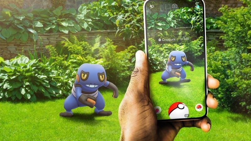 Pokemon Go Apk Đồ họa 3D sắc nét hòa quyện cùng không gian thực tế