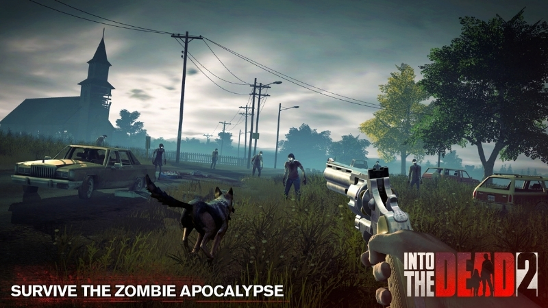Tải Hack Into the Dead 2 (Mod Menu, Vô Hạn Đạn) v1.87.0 2 Sử dụng vũ khí trong Into the Dead 2 mod apk
