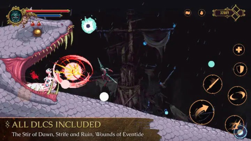 Tải Blasphemous APK v1.9.0 Miễn Phí Cho Android 2 Gameplay Blasphemous APK khi khám phá khu vực u tối Cvstodia