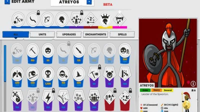 Gameplay Hack Stick War 3 khai thác vàng và điều quân