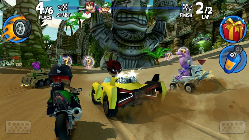Tải Beach Buggy Racing 2 Hack (Vô Hạn Tiền) v2026.05.21 4 Giao diện nâng cấp xe trong Beach Buggy Racing 2 Hack
