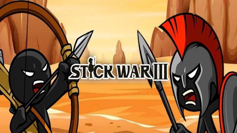 Hack Stick War 3 với đội quân người que trên chiến trường